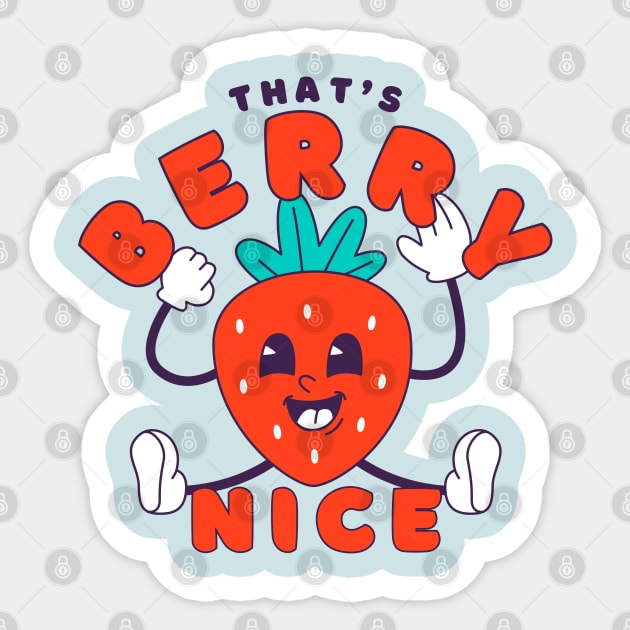 That's Berry Nice Sticker by Sloat